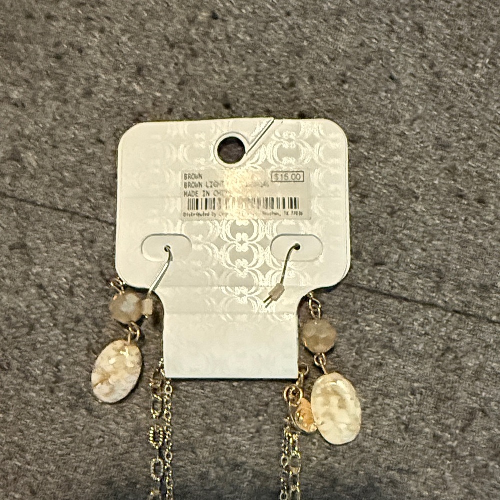 Charming Charlie necklace/earring set, NWT. - Picture 5 of 5